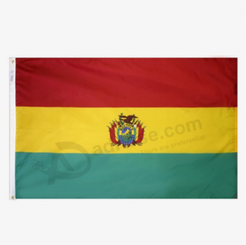 Venta caliente bandera nacional del país de bolivia