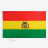 impressão de poliéster 3 * 5ft bolívia bandeira do país fabricante