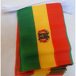 dekorative mini polyester bolivien bunting banner flagge