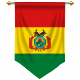 교수형 볼리비아 국기 페넌트 깃발