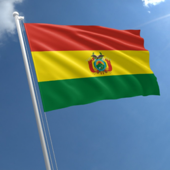 banderas nacionales de poliéster de alta calidad de bolivia
