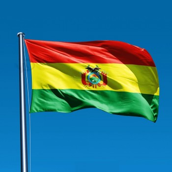お祝いのための完全な印刷選挙国の装飾ボリビアの旗
