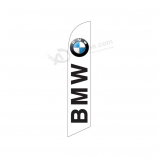 venta al por mayor bandera de plumas BMW personalizada azul