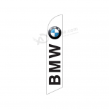 wholesale custom BMW feather flag blue