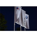 poleled illuminate flags BMW with high quality