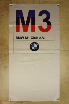 BMW M1 M3 클럽 E30 E36 E46 E90 배너 깃발 차고 취미 한정판