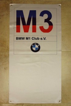 Bmw M1 M3クラブE30 E36 E46 E90バナーフラグガレージ趣味限定版