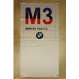 BMW M1 M3 클럽 E30 E36 E46 E90 배너 깃발 차고 취미 한정판