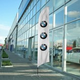 Bandera de plumas minorista de BMW para concesionarios de automóviles