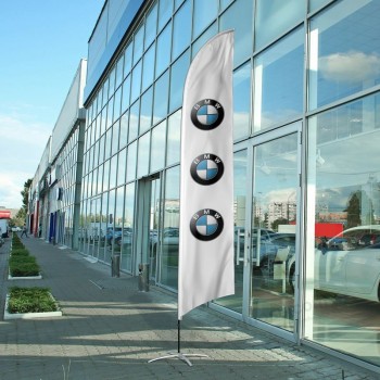 Bandera de plumas minorista de BMW para concesionarios de automóviles