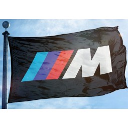 Bmw m serie flag banner deutschland autohersteller schwarz 3x5 ft