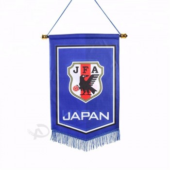 Bannerette Fußball Sport Team Banner hängen Satin Wimpel hängen
