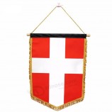 kundenspezifisches billiges Wimpelflaggenlogo, Dreieckflaggenwimpelfahne
