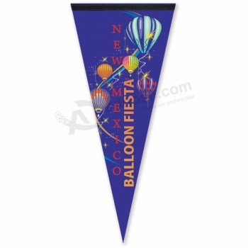 custom triangle pennant flag advertising banner