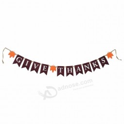 Thanksgiving Day Party Stoff Dekoration benutzerdefinierte Flaggen Banner Bunting