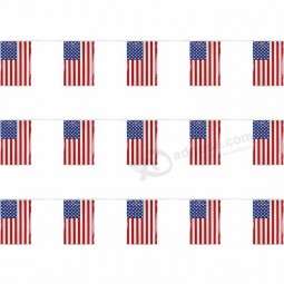 buntings da bandeira americana 100% poliéster tecido bunting país bandeiras