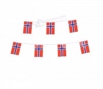 Latest Custom International Festival Celebrating Norway Flag Bunting