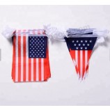 Banderas de bandera troqueladas de alta calidad y lindas, bandera de cuerdas, empavesados