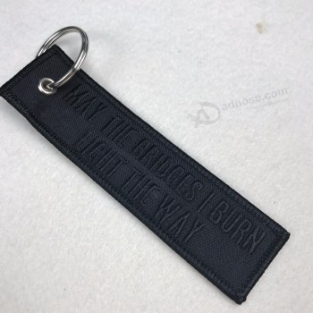 高品质定制徽标钥匙扣刺绣
