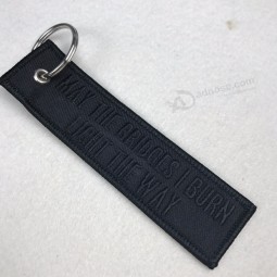 High Quality Custom Logo Keychain Embroidery