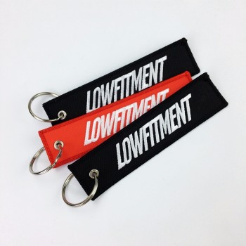 crew tags embroidered before flight aviation keychains