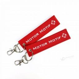 groothandel mooie sleutelhanger geborduurde sleutelhangers