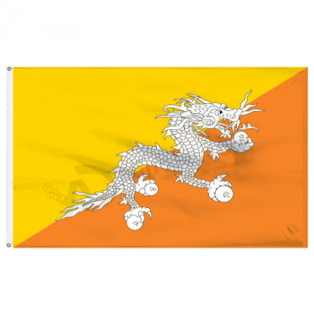 竞争价格聚酯不丹国家国旗