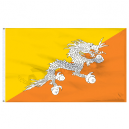 konkurrenzfähiger preis polyester bhutan land nationalflagge