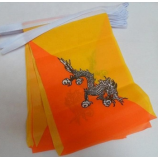 Hersteller maßgeschneiderte Polyester Bhutan String Flagge
