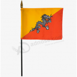 Bhutan hand held vlaggen Bhutan nationale hand vlaggen