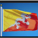 professionele afdrukken polyester bhutan vlag flagge bhutans