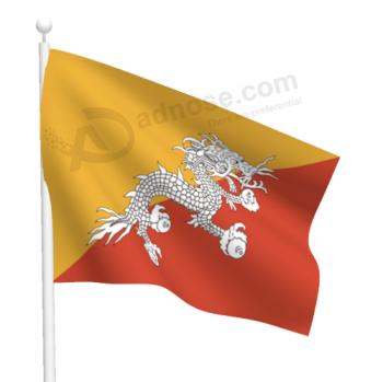Professional Manufacture Bhutan Flag Wholesale