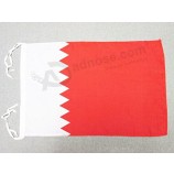 wholesale custom high quality bahrain flag 18'' x 12'' cords - bahrain small flags 30 x 45cm - banner 18x12 in