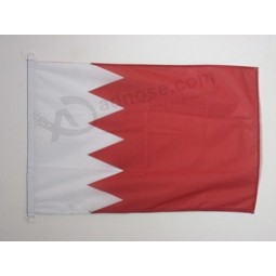 Bahrain Flag 2' x 3' for Outdoor - Bahrain Flags 90 x 60 cm - Banner 2x3 ft Knitted Polyester with Rings