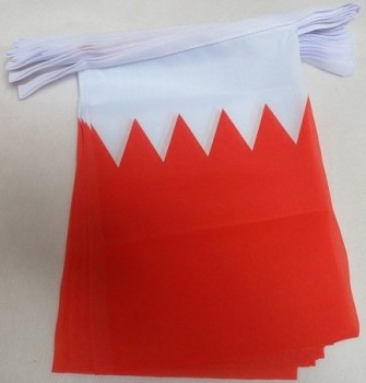 bahrain bandeira de estamenha de 6 metros 20 bandeiras 9 '' x 6 '' - bandeiras da corda de bahrain 15 x 21 cm
