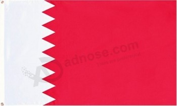 bandera de bahrein personalizada 3ftx5ft poliéster