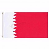 2019 bahrain national flag 3x5 FT 90x150cm banner 100d polyester custom flag metal grommet