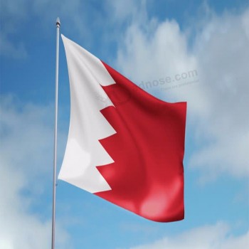 proper price high quality double sided bahrain flag/banner