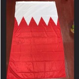 alta qualidade de impressão de tela personalizada 110gsm malha de poliéster bandeira do país do Bahrein