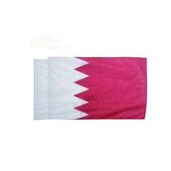 120 * 180 cm gigante rojo blanco 100% poliéster bandera de país de bahrein