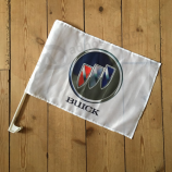Custom knitted polyester Buick car window feather flag