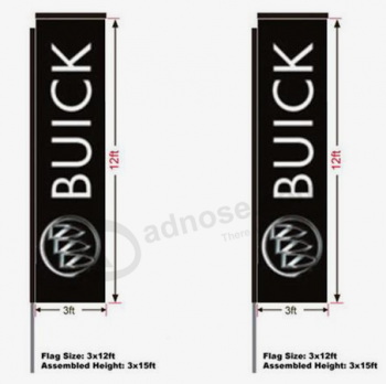 Wind flying custom made Buick flags Buick polyester signs