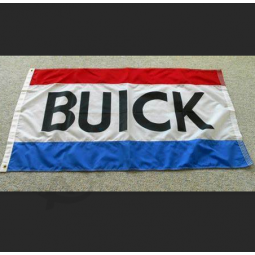 knitted polyester buick logo banner buick advertising flag