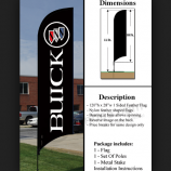 förderung buick fliegende fahnen werbung buick feder banner
