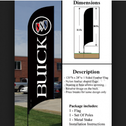 förderung buick fliegende fahnen werbung buick feder banner