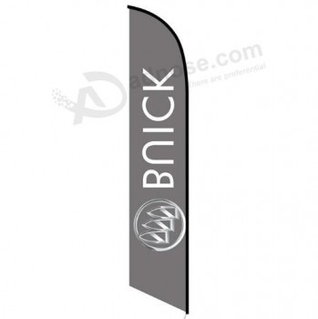 Promotion Buick swooper banner flag with custom printing