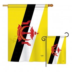Brunei Flaggen der Welt Nationalität Impressionen dekorative vertikale Haus 28 