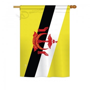 Brunei Flags of The World Nationality Impressions Decorative Vertical 28