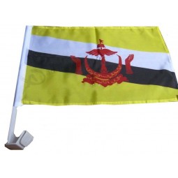 brunei country Car vehicle flag for home and parades, official party, All weather indoors outdoors