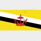 China fábrica personalizada de alta qualidade impressão sublimada bandeira do país de brunei